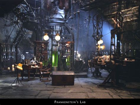 Frankensteins Laboratory Van Helsing Interior Concept Art Mad