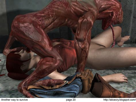 Rule 34 3d Alicecry Claire Redfield Female Human Licker Male Resident Evil Straight Tagme
