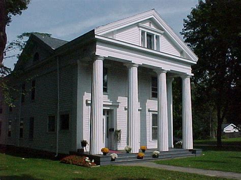 History Of The Greek Revival Style Home