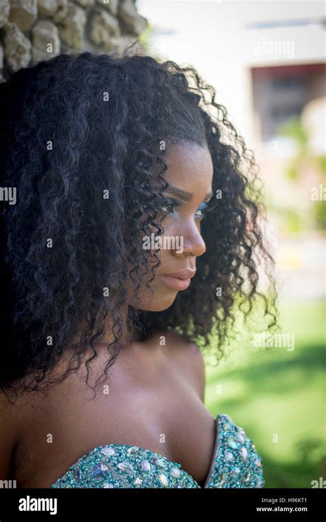 Beautiful Barbadian Model Doing A Photoshoot In Bridgetown Barbados