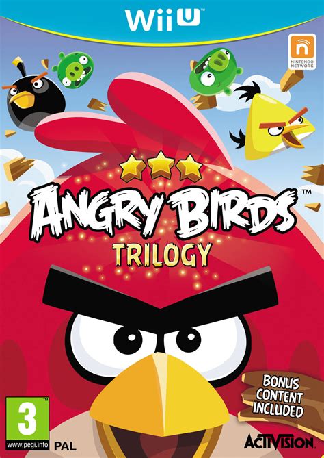 Angry Birds Trilogy Videojuego Wii Nintendo 3ds Xbox 360 Ps3 Wii