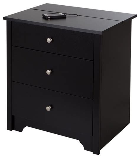 Shop with confidence knowing your purchase is always covered. Nightstand With Charging Station And 2, Drawers ...