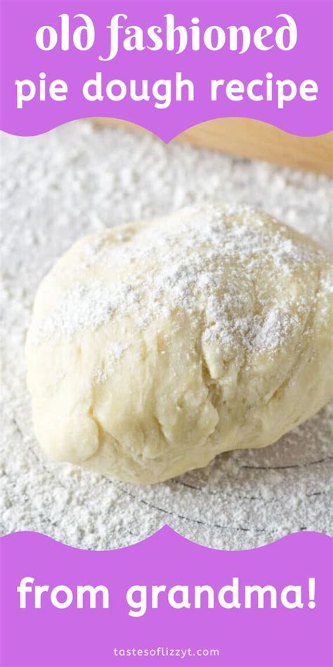 When it's time to chill the dough, divide it in half and shape into two disks. Grandma's Pie Crust {Hints for the Best, No-Fail Pie Dough ...