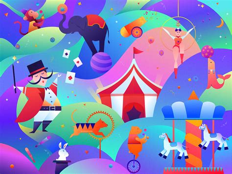 Circus By Ihdizein On Dribbble