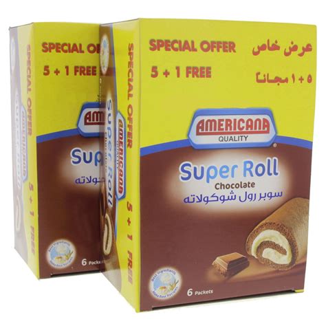 Americana Super Roll 360g X 2pkt Assorted Cakes And Pies Lulu Uae