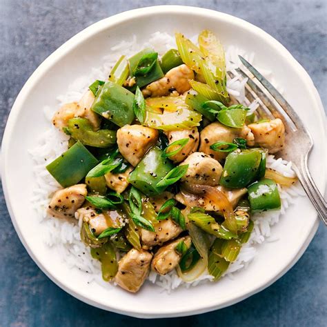 The Most Delicious Black Pepper Chicken Stir Fry With Veggies And A