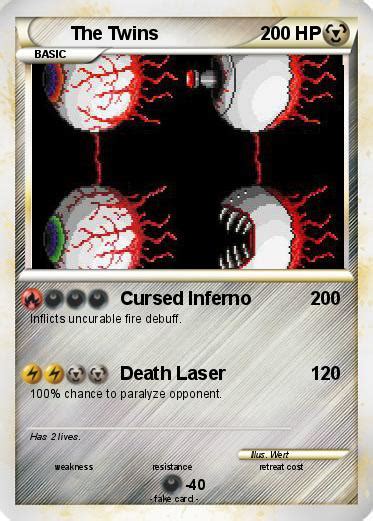 Pokémon The Twins 59 59 Cursed Inferno My Pokemon Card