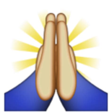 Praying Hands Emoji Prayer High Five Hands Folded Together Png Download Free