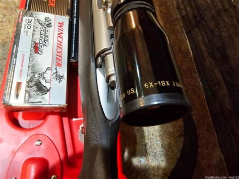 Winchester Model 70 300 Wsm With Burris 6x18 Scope And 49 Rounds Of