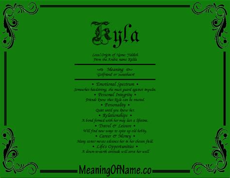 Kyla Meaning Of Name
