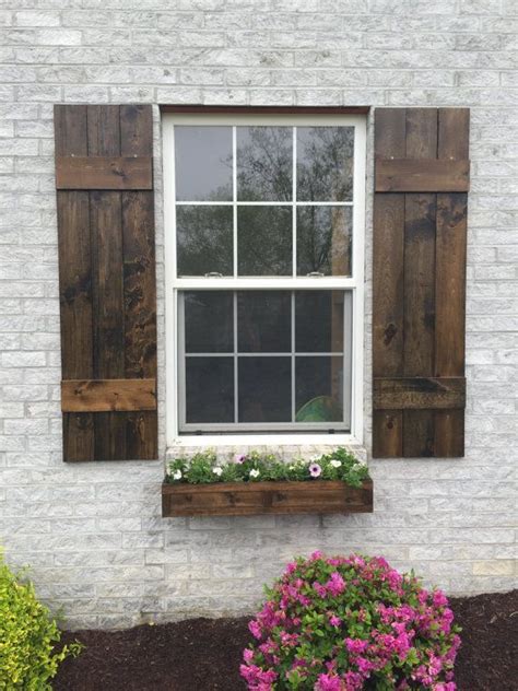 House is old style brick colonial. Window Box Planter Flower Box Custom Sizes by ...