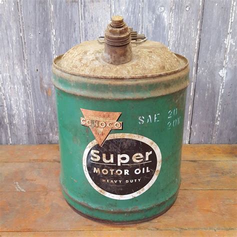 Vintage Super Motor Oil Can Tramps Prop Hire