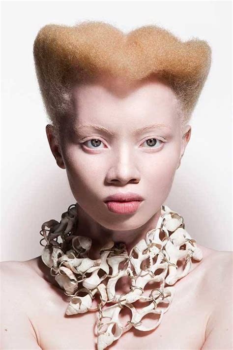 Pin By Hadi Bazze On Melaninated Hairstyles Albino Model Albino Girl
