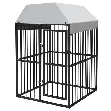 Heavy Duty Outdoor Dog Kennel With Roof 4x4x62