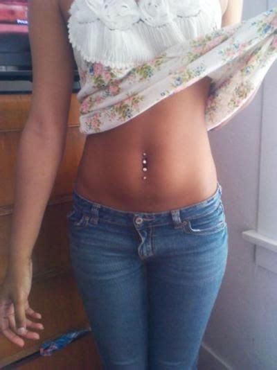 If Only Mom Would Let Me Double Bellybutton Piercings Cute