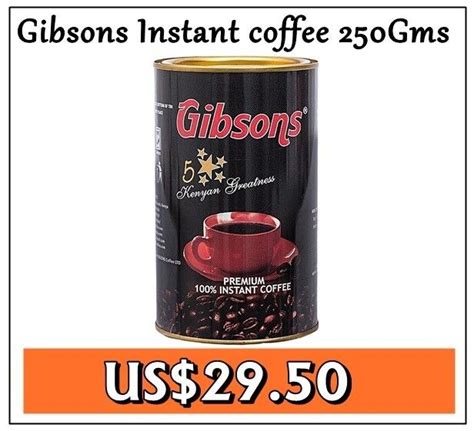 The favorable climatic conditions of the kenyan highlands make it easy for the country to produce some of the best quality coffee beans in the world. Gibsons instant coffee from Kenya-250Gms in 2020 | Coffee ...