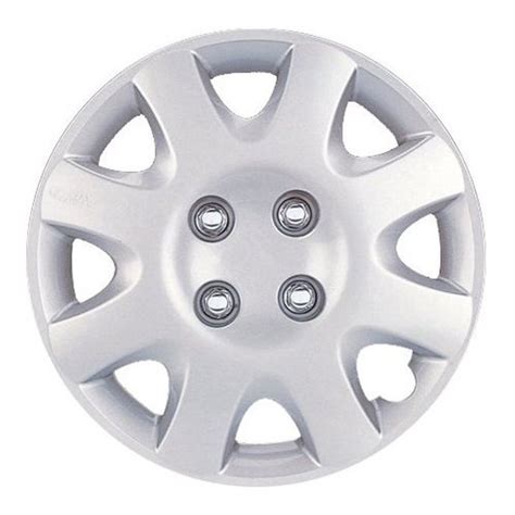 Kt Abs Plastic Aftermarket Wheel Cover 13 Silver 4 Piece 9523562