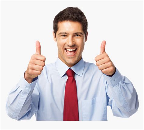 Man With Thumbs Up Png Png Download Thumbs Up Guy Png Transparent