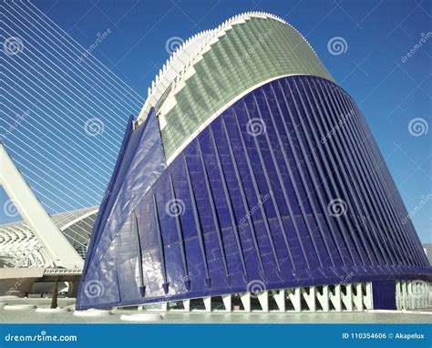 Ultra Modern Buildings Of The Olympic Center In Valencia On The Eastern