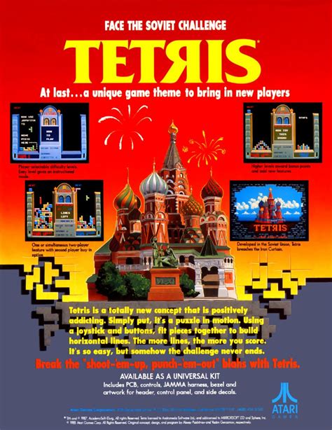 Play Tetris For Arcade Online Oldgamessk