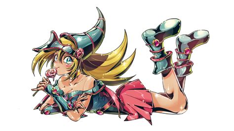 Dark Magician Girl Yu Gi Oh Duel Monsters Wallpaper By Puppeteer