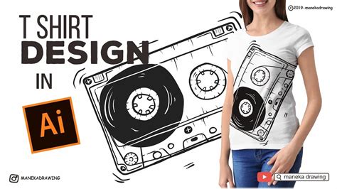 T Shirt Design Process In Adobe Illustrator Youtube