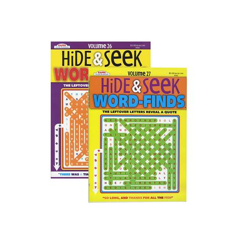 48 Bulk Kappa Hide & Seek Word Finds Puzzle Book - at - bluestarempire.com