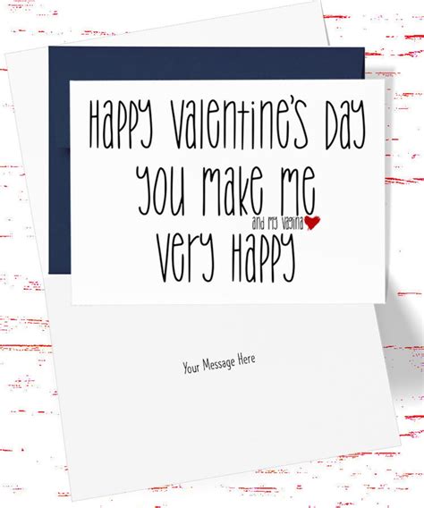 Dirty Valentines Day Card For Him Naughty Valentines Day Etsy