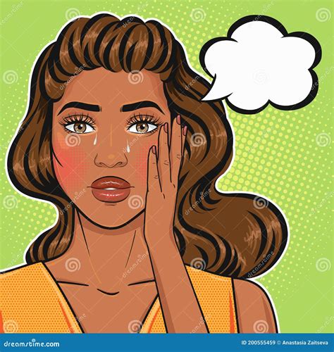 Crying Woman Clipart Black