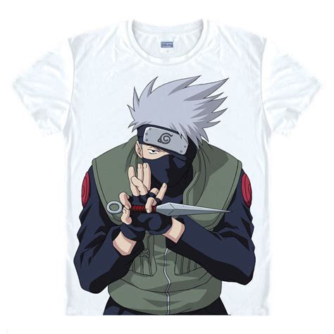 Buy Naruto Hokage T Shirt Kakashi Hatake Shirt Mens