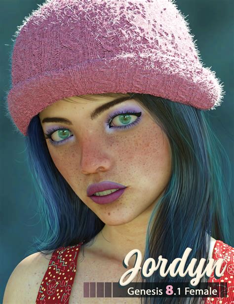 Jordyn For Genesis 81 Female Available Now In Store 3d Render