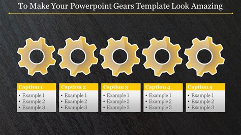 Powerpoint Gears Template