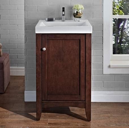 If you are looking for a bathroom vanity with limited space the totti artemis should be on the top of your list for its unique transitional look and functionality. 21" Fairmont Designs Shaker Americana Vanity/Sink Combo ...