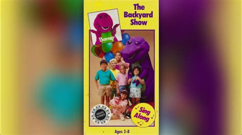 Barney The Backyard Show 1988 1992 Vhs Youtube