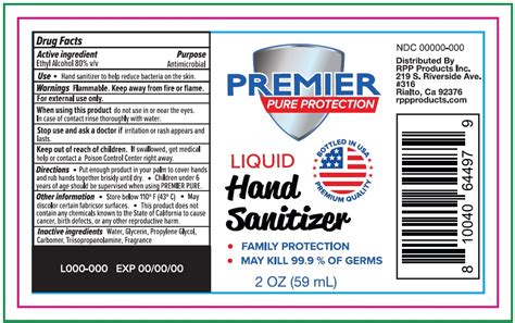 Premier Pure Protection Ethyl Alcohol Liquid