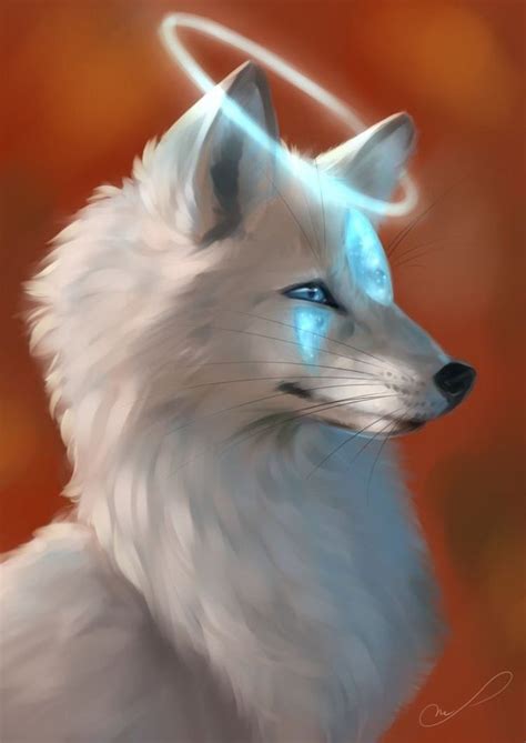 Guardian By Martith On Deviantart White Fox In 2021 Cute Animal