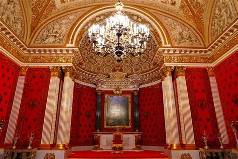 Small Throne Room Of Winter Palace Editorial Stock Image Image Of