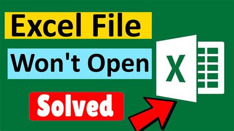Fix Excel File Wont Open Issue In Windows 10 11 Youtube