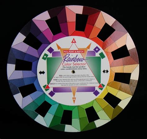 Color Wheel Rainbow Color Selector Quilting Books And Tools Pinte