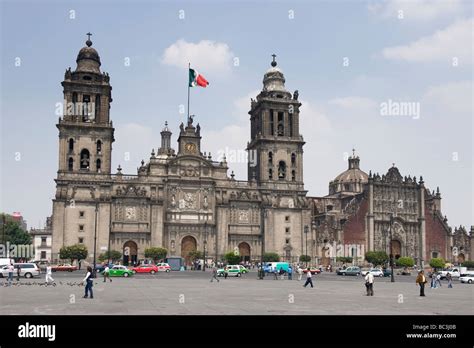 The Cathedral Metropolitan On El Zocalo Mexico City Stock Photo Alamy
