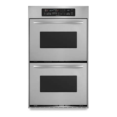 Kitchenaid 24 Inch Double Electric Wall Oven Color Stainless Steel