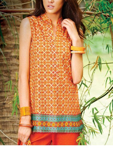 Latest Trends Of Summer Lawn Kurtis Designs Collection For Women 2015