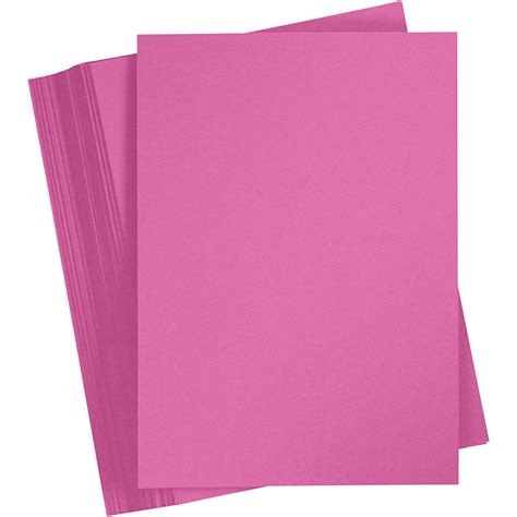 Creativ Card Pink A4 180gsm 100 Sheets Highlight Crafts