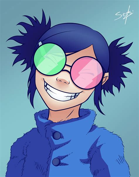 Gorillaz Noodle Fanart Little Drawing Of Noodle From Gorillaz In Tribute To Their Very Next Album