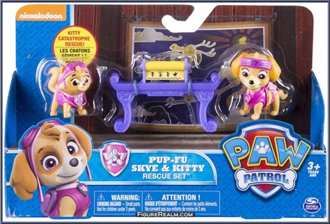 Skye And Kitty Paw Patrol Pup Fu Spinmaster Action Figure