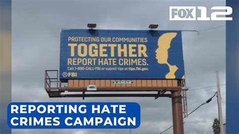 Fbi Launches Campaign To Raise Awareness About Hate Crimes In Oregon Youtube