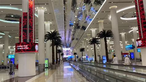 Dubai International Airportarrival Area Youtube