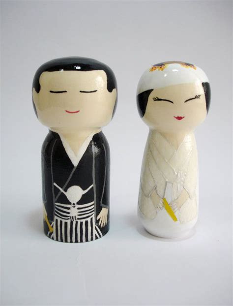Kokeshi doll Wooden Dolls Traditional Japanese Bride by ... Japanese geisha dolls culture and traditional of asia.
