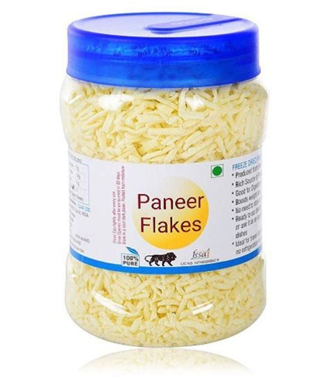 Nutra Vita Cheddar And Mozzarella Cheese Flakes Paneer Grated 400 Gm Pack