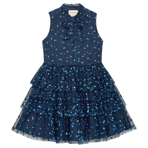 Gucci Kids Embroidered Tulle Dress At 1stdibs